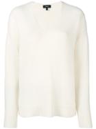 Theory Cashmere Sweater - White