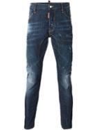 Dsquared2 Tidy Biker Jeans, Men's, Size: 42, Blue, Cotton/spandex/elastane/polyester