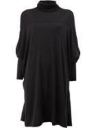 Lost & Found Ria Dunn Roll Neck Dress - Black