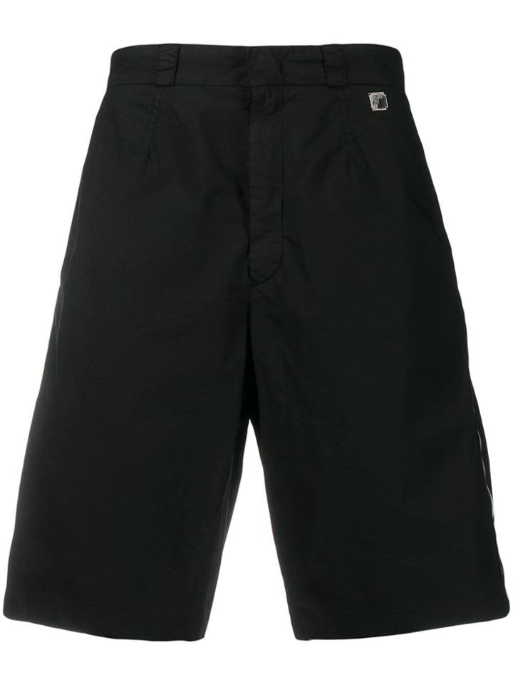 Versace Collection Logo Trim Shorts - Black