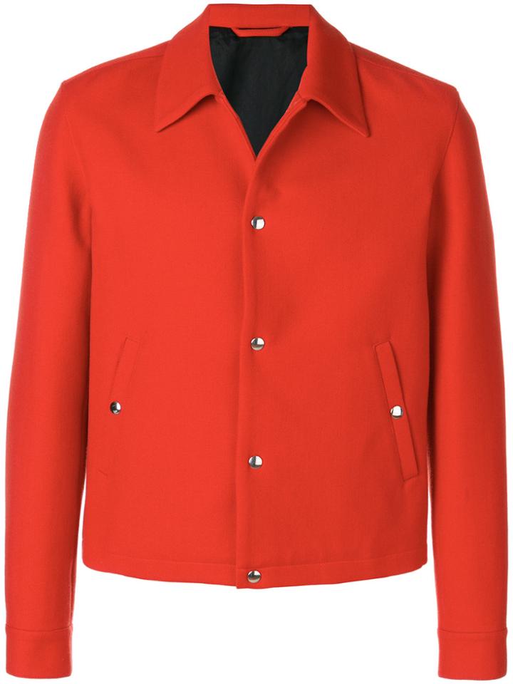 Ami Alexandre Mattiussi Car Coat - Yellow & Orange