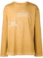A-cold-wall* Printed Longsleeved T-shirt - Yellow & Orange