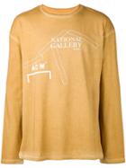 A-cold-wall* Printed Longsleeved T-shirt - Yellow & Orange