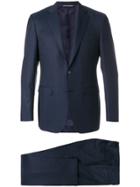 Canali Slim Single Breasted Suit - Blue