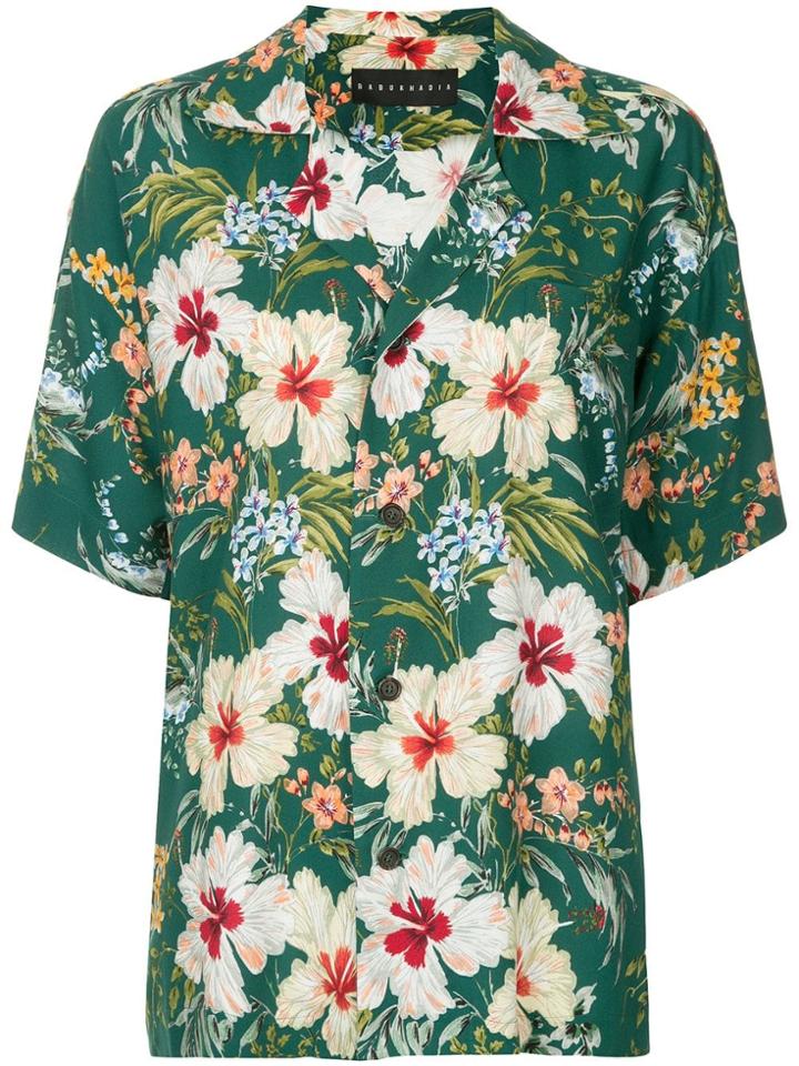 Nino Babukhadia Hawaiian Shirt - Green