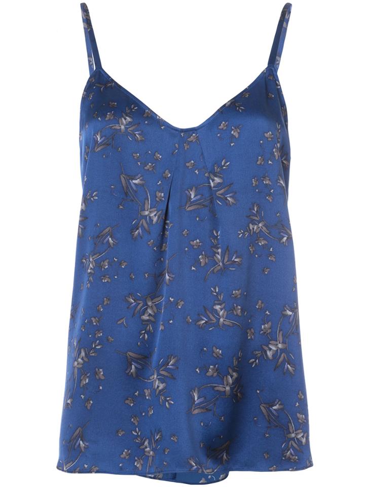 Vince Floral Print Cami - Blue