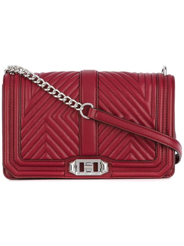 Rag & Bone 'geo Quilted Love' Shoulder Bag, Women's, Red