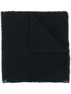 Pleats Please By Issey Miyake Classic Pleated Scarf - Black
