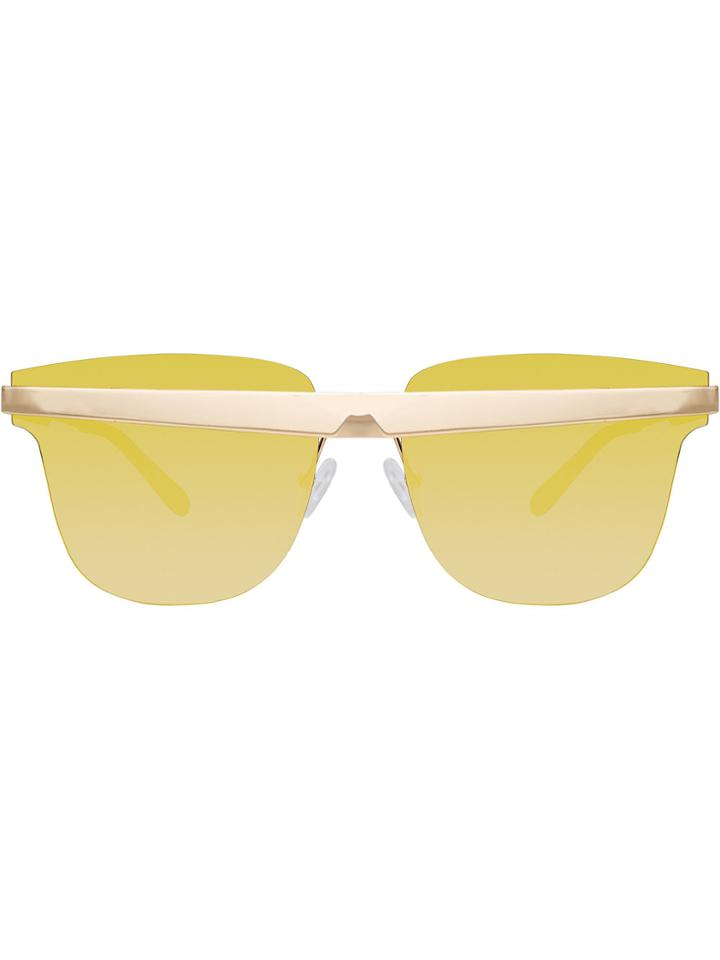 Linda Farrow D-frame United Nude Sunglasses - Metallic