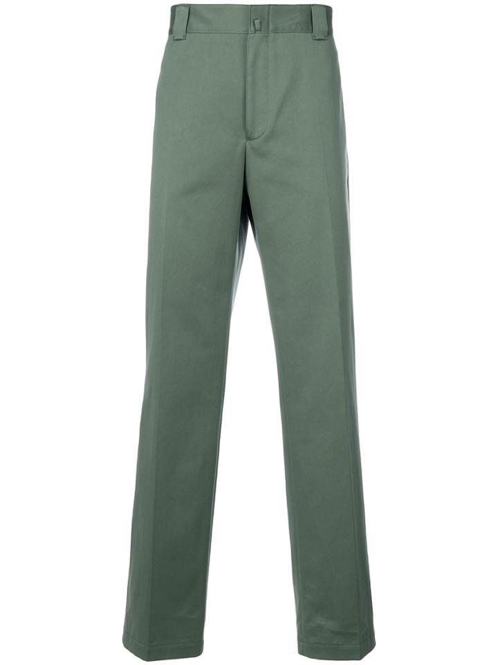 Lanvin Concealed Front Chinos - Green