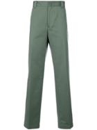Lanvin Concealed Front Chinos - Green