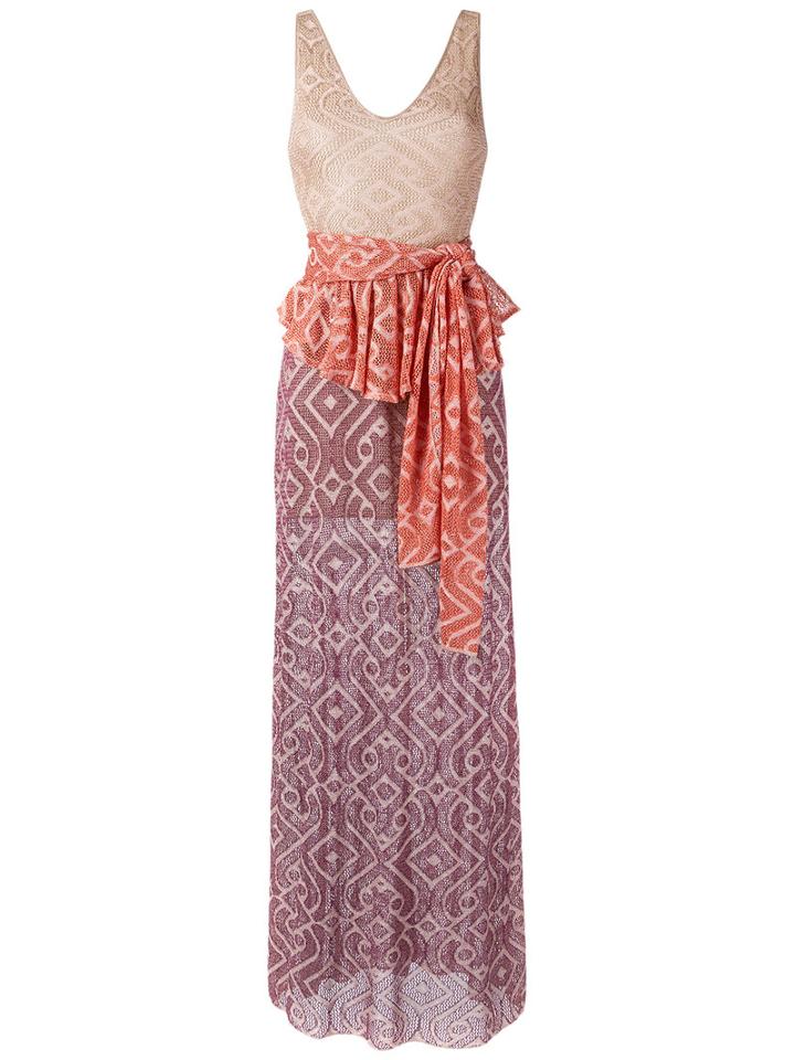 Knit Gown - Women - Viscose - M, Pink, Viscose, Cecilia Prado