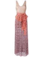 Knit Gown - Women - Viscose - M, Pink, Viscose, Cecilia Prado