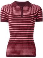 Jean Paul Gaultier Pre-owned 'matalot' Polo Shirt - Red