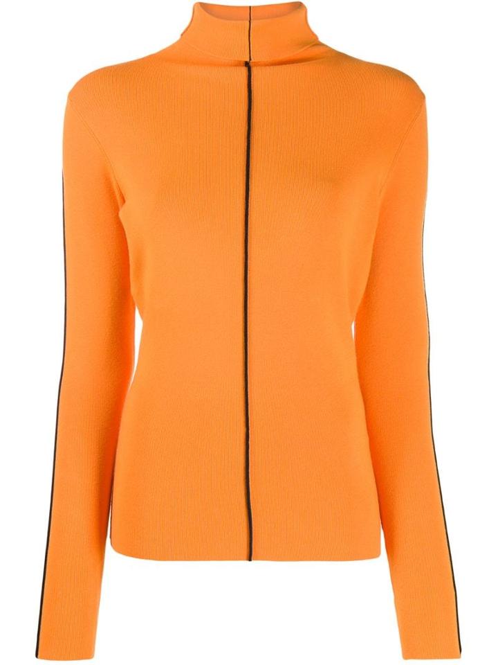 Victoria Victoria Beckham Turtleneck Jumper - Orange