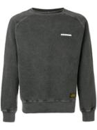 Neighborhood Distressed Logo Sweatshirt - Grey