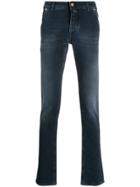 Jacob Cohen High Waist Slim-fit Jeans - Blue