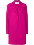 Harris Wharf London Classic Coat - Pink & Purple