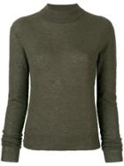Rick Owens Long-sleeve Knitted Sweater - Brown