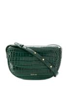 Frenzlauer Croc Embossed Shoulder Bag - Green