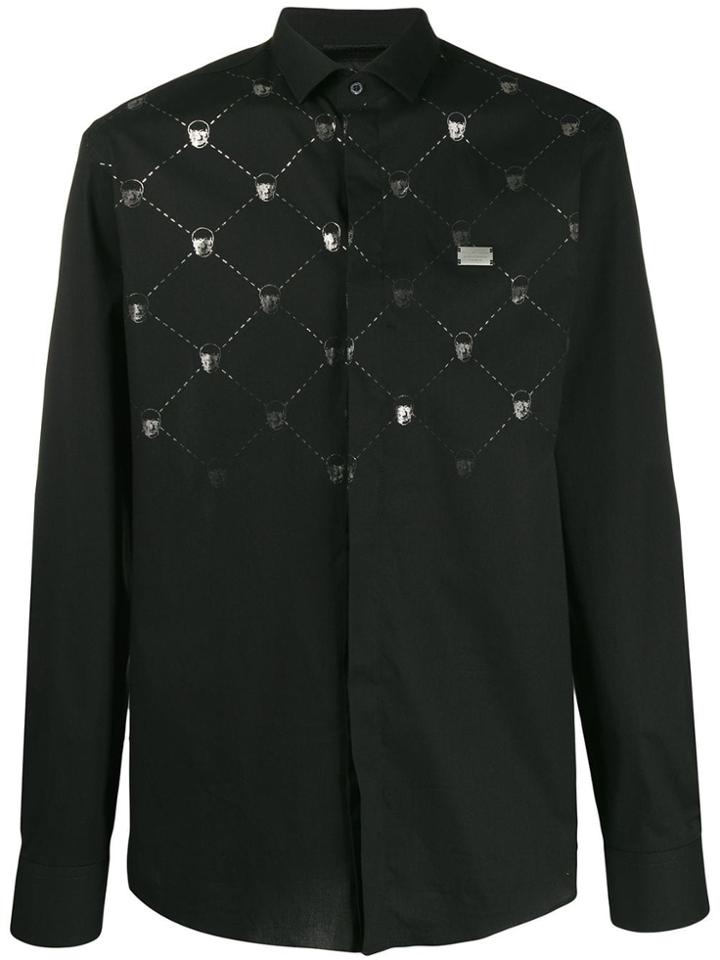 Philipp Plein Skull-print Shirt - Black