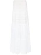 Cecilia Prado Knitted Maxi Skirt - White