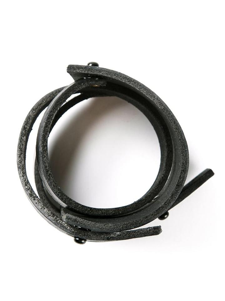 Barbara I Gongini Cuff Bracelet, Adult Unisex, Black