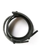 Barbara I Gongini Cuff Bracelet, Adult Unisex, Black