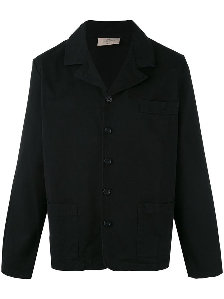 The White Briefs - 'challenger' Heavy Twill Jacket - Men - Cotton/organic Cotton - L, Black, Cotton/organic Cotton