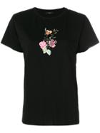 Diesel Floral Print T-shirt - Black