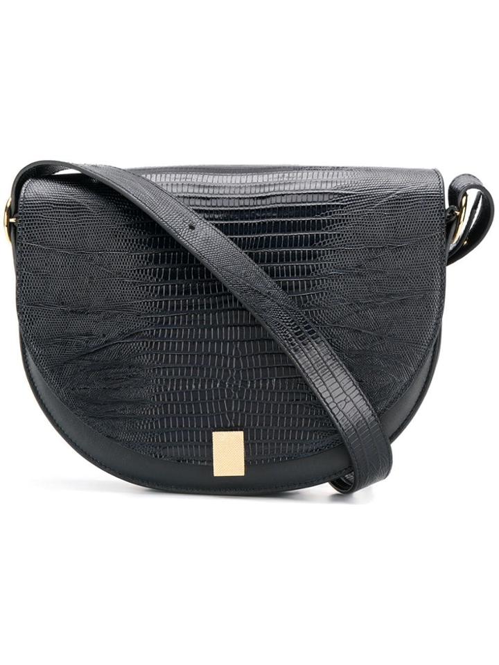Victoria Beckham Tejus Print Half Moon Bag - Blue