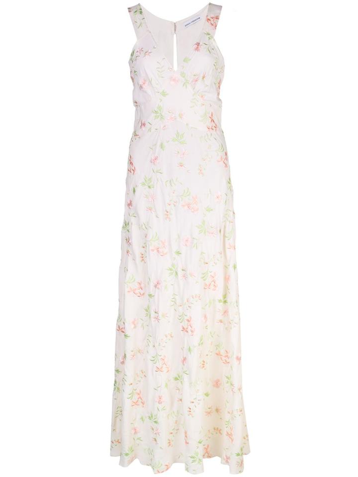 Paco Rabanne Floral Dress - White