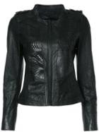 Sylvie Schimmel Desir Jacket, Women's, Size: 40, Black, Lamb Skin/snake Skin