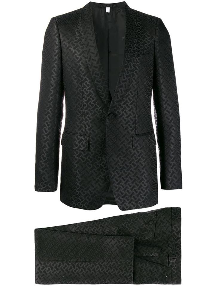Burberry Monogram Two-piece Suit - Black