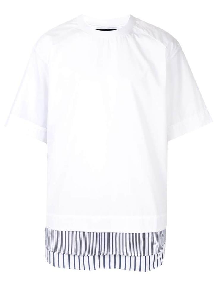 Juun.j Layered Hem T-shirt - White