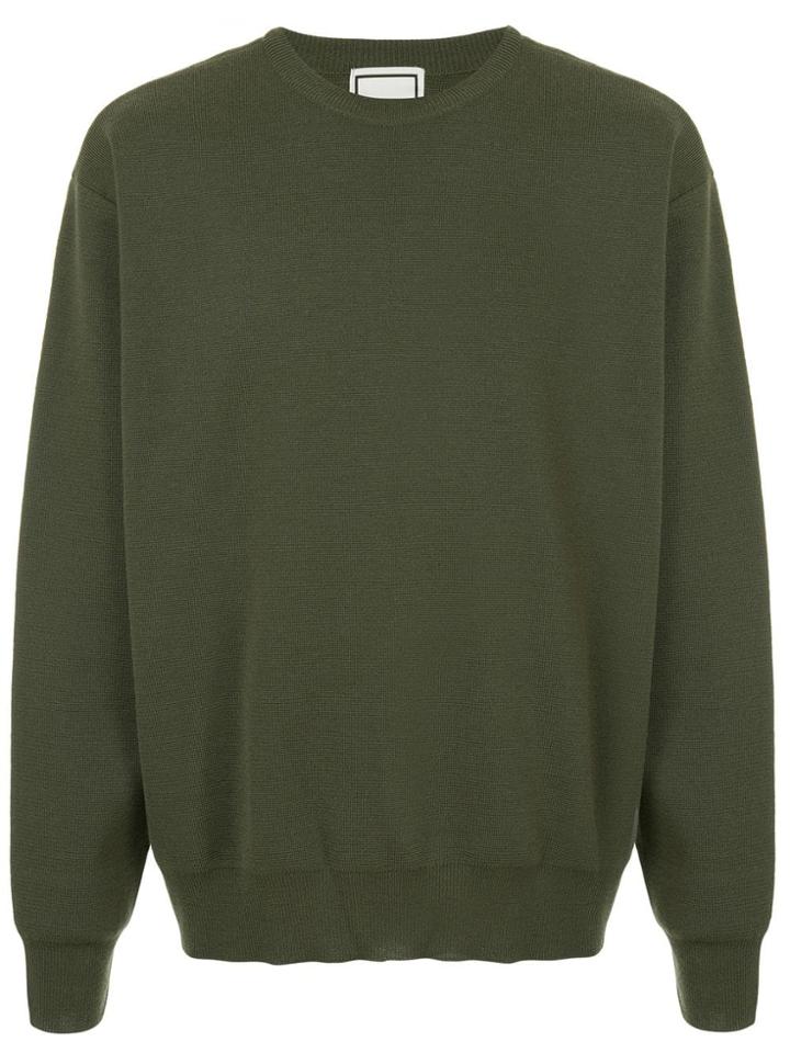 Wooyoungmi Stripe Detail Sweater - Green