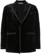 Di Liborio Velvet Dinner Blazer - Black