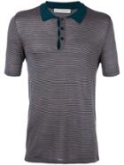 Gieves & Hawkes Striped Polo Shirt - Brown