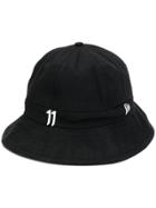 11 By Boris Bidjan Saberi 11 Logo Bucket Hat - Black