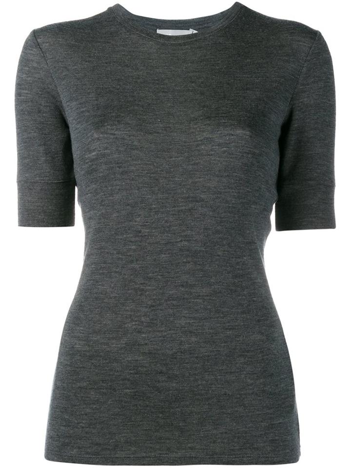 Vince Slim Fit T-shirt, Women's, Size: Medium, Grey, Wool