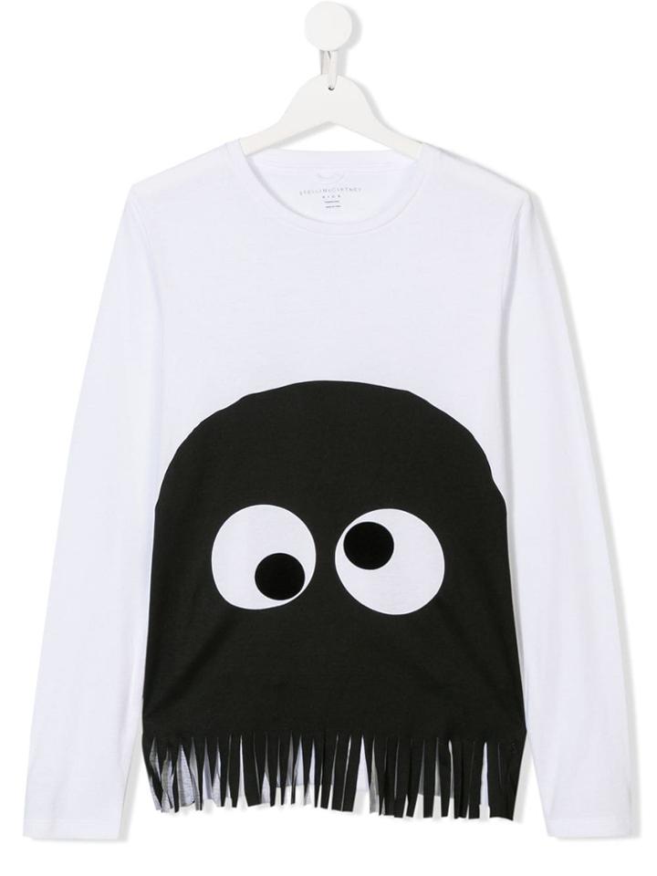 Stella Mccartney Kids Teen Googly Eye T-shirt - White