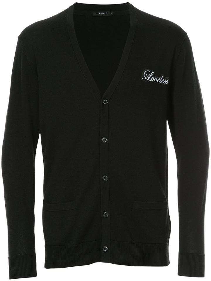 Loveless V-neck Cardigan - Black