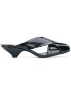 Lemaire Slip-on Open-toe Sandals - Black