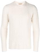 Nuur Knit Sweater - White