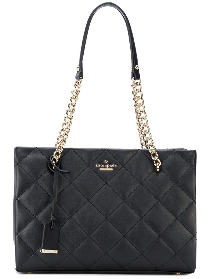 Kate Spade Small Phoebe Quilted Tote - Black