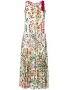 Red Valentino Pleated Midi Dress - Nude & Neutrals