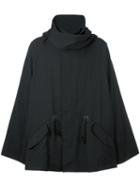 Yohji Yamamoto Cape Coat, Men's, Size: 3, Black, Wool/cupro/leather