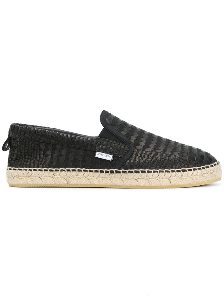 Jimmy Choo Slip-on Espadrilles - Black