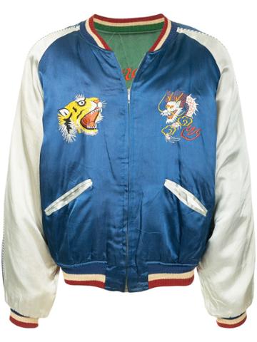 Fake Alpha Pre-owned 1950's Souvenir Jacket - Blue
