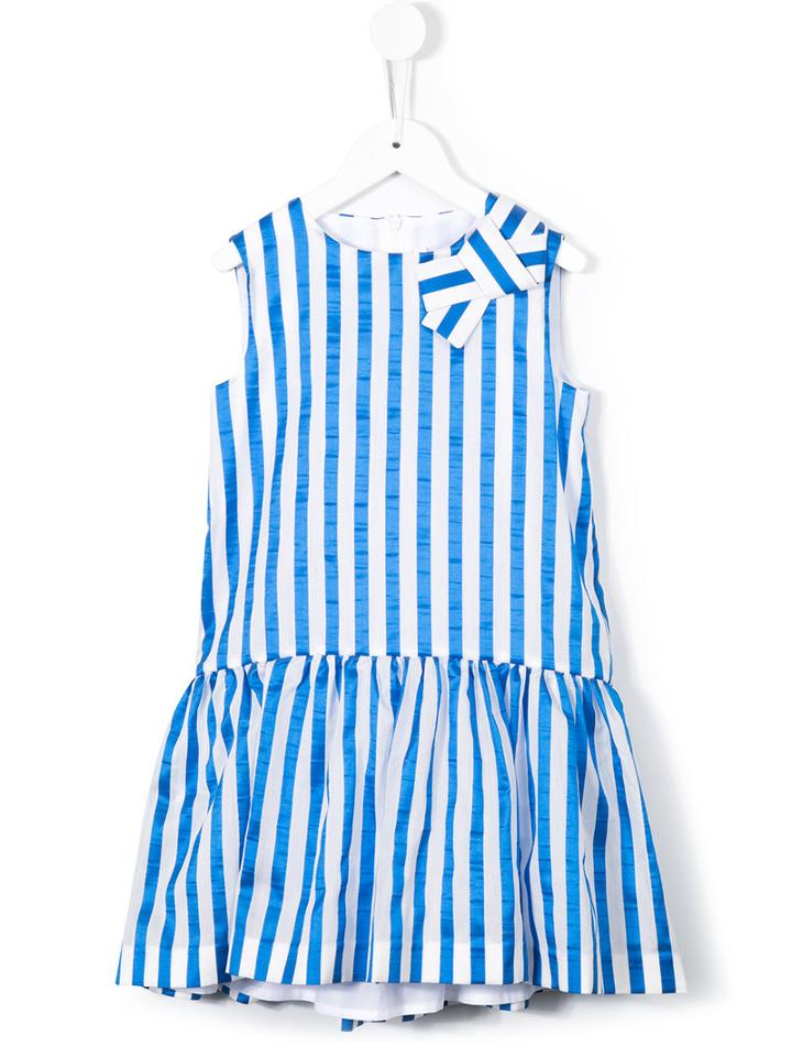 Il Gufo - Striped Dress - Kids - Silk/cotton/polyester - 6 Yrs, Girl's, White